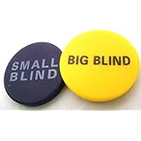 Pair of 2" Poker Buttons - Small Blind and Big Blind by Brybelly