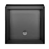 American Standard 3636.STTS.178 Town Square 36 x 36 Alcove Shower Base, Black