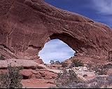 Red Rock 'Window' at Arches National Park, Utah - Memorable 16