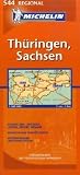 Michelin Germany Mideast: Thuringen, Sachsen Map (Regional Maps)