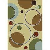 IMAGE OF Monte Carlo II Bubbles Contemporary Rug Size: 7'10' x 11'2'