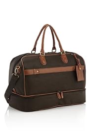 Flocked Suede Gladstone Holdall