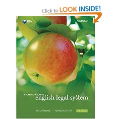 Walker & Walker's English Legal System