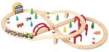 Maxim Wooden 52 Pc Over & Under Train Set