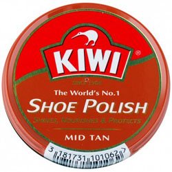 Kiwi Mid-Tan Shoe Polish, 1 - 1/8 oz can
