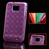 Iprotect ORIGINAL SAMSUNG GALAXY S2 I9100 CASE DUAL CIRCLE Silicon Tasche lila / purple - H�lle Galaxy S2 S 2 SII Schutzh�llevon "iprotect"
