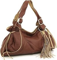 Large ''Freda'' Shoulder Bag - Brown, Red, Orange or Blue