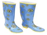 Briers Bo318 Solemates Floral Boots Sky Sz7