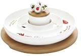 Nuova R2S - 832APTZ - Set Apéritif Ronds + Piques - Porcelaine + Bambou