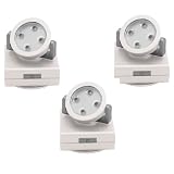 Rite Lite LPL743W 4 LED Pivot and Swivel Light, White, 3 Pack,