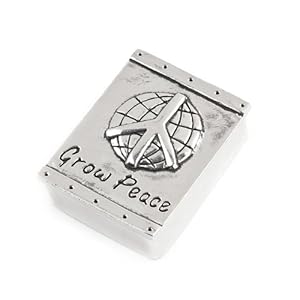Grow Peace Treasure Box & Peace Sign Necklace Set
