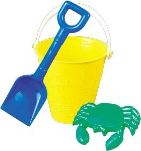Children's Small Sandset - Bucket, Spade + 1 Mould - Summer Garden/Sandpit/Beach Fun! (Assorted Designs/Colours) by Onthebeach