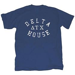 Animal House Delta House Delta Tau Chi Distressed Navy T-Shirt