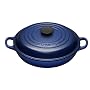 Le Creuset Cast Iron Shallow Casserole, Graded Blue, 26 cm