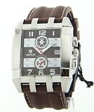 Mens Croton Rubber ChronoGraph 2 Eye Date Watch CC311245BRBR