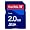 SanDisk 2GB SD Memory Card (SDSDB-2048, Bulk Package)