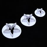 私の家族 3枚入がくプランジャー カッター金型ケーキデコレーション DIY ツール