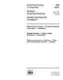 ISO 6531:1999, Machinery for forestry - Portable hand-held chain-saws - Vocabulary