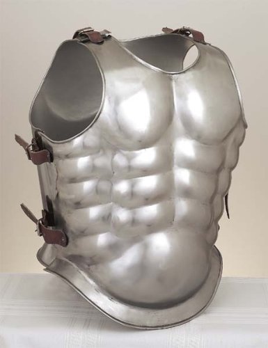 Single Detail Page Misc: Full Size Medieval ROMAN MUSCLE CUIRASS Armor GLADIATOR Breast Metal Plate