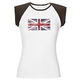 BRITISH UNION JACK (Old) Women's Cap Sleeve Tee
