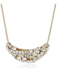 kate spade new york "Flash Mob" Mini Plate Bib Necklace, 18"