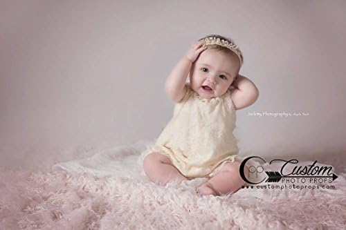 Hypoallergenic &amp; Washable Super Size Cherry Blossom Flokati Faux Fur, Sheep Faux Flokati Fur, Newborn Photo Props, Newborn Baby Photography Props, Baby Props, Fur, Curly