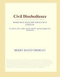 Civil Disobedience (Webster's English Thesaurus Edition)