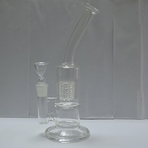 Micro Bent Neck Honeycomb Hookah with Nail & Dome