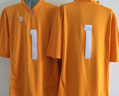 Men's Tennessee Volunteers NO.1 Football Jersey (Yellow)