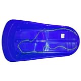 Enlarge toy image: Blue Delta Sledge with Pull Along Rope - school time children learning and fun