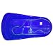Blue Delta Sledge with Pull Along Rope-Sports Cheap Deals