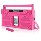iHome iP4PZ Portable FM Stereo Boombox for iPhone/iPod (Pink)
