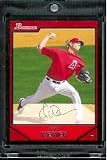 2007 Bowman Jered Weaver Los Angeles Angels #4 - Mint Condition Baseball Card - In Protective Display Case !