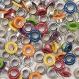 Eyelet Outlet Quicklets Round 84/Pkg Fall Mix QRND-442; 6 Items/Order