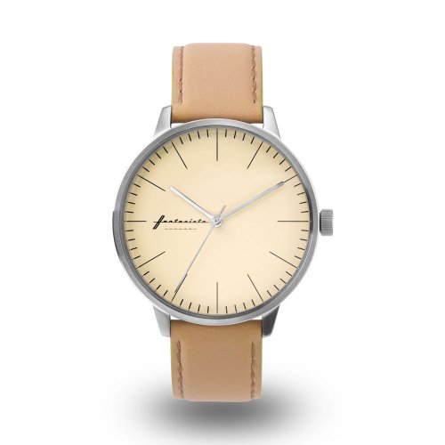 Zerone Crossover Fantasista Utamaro Cream Beige Analogue Watch