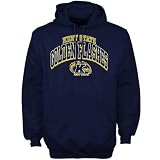 Kent State Golden Flashes Navy Blue Arch Logo Hoody Sweatshirt