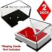 2 Deck Professional Grade Acrylic Discard Holder with Top - Casino Supplies > Blackjack Supplies