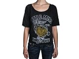 NBA San Antonio Spurs Little Miss Dolman Off The Shoulder, Charcoal, X-Large