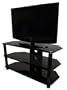 Icon Excel 4250 - Glass Stand For LCD & Plasma TV - Up To 60KG - Black