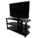 Icon Excel 4250 - Glass Stand For LCD & Plasma TV - Up To 60KG - Black