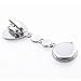 ABC® Red Heart Shape Quartz Movement Nurse Brooch Fob Tunic Pocket Watch