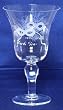 Individually Hand Etched Mardi Gras Water Glass 7" Set / 4