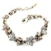 The Birds and the Bees Pewter & Austrian Crystal Single-Strand Bracelet