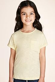 Pure Cotton Turn Up Sleeve Slub T Shirt