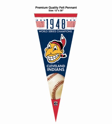 1948 World Series Pennant Cleveland Indians