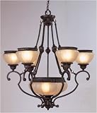 Aladdin Rustic Copper Chandelier 32 W