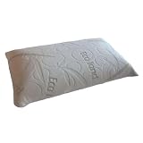 Queen size Dual Zone Layer 100% memory foam Filled Bed Pillow with internal case and Bamboo external zipper cover