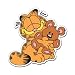 Search : GARFIELD AND POOKY BEAR - Pookie - Sticker Decal - #S217