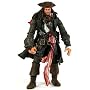 Pirates Of The Caribbean Dead Man's Chest - Captain Jack Sparrow With Sword , Pistol And Trihat - 3 3/4 " inch figure