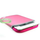 Sony Reader Digital Book with touch screen Reversible Sleeve Glove bag Cover carrying Case --- ( Pink - Hot PInk ) + Vangoddy tm, Live*Laugh*Love wrist band!!!